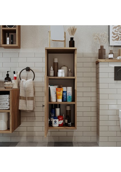 Banyo Dolabı Mat Mdf 90 x 35 cm Banyo Boy Dolabı fiyatları
