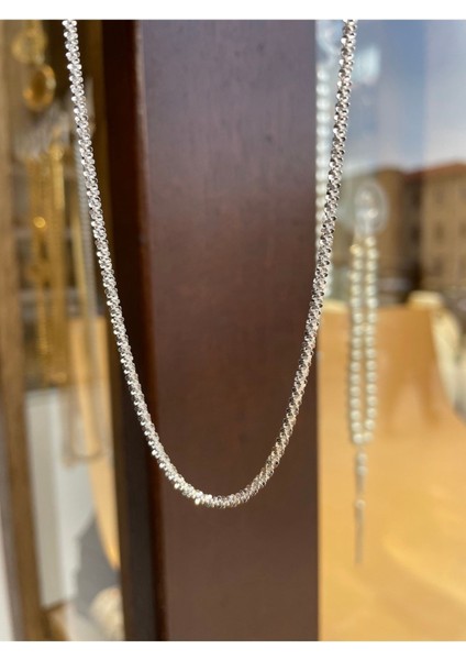 Italyan Gümüş Kadın Zincir