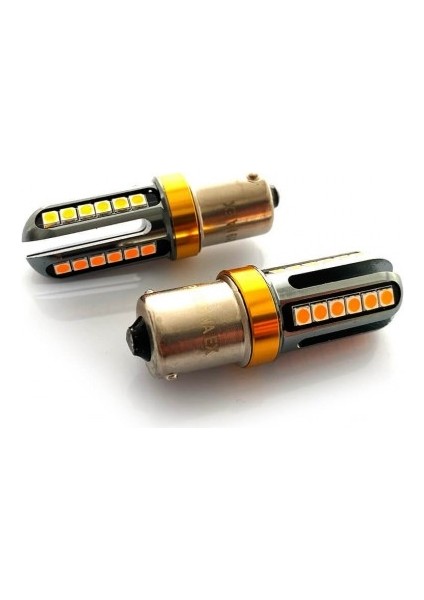 P21W Tek Duy Turuncu LED Oto Ampul PH7219NAEX