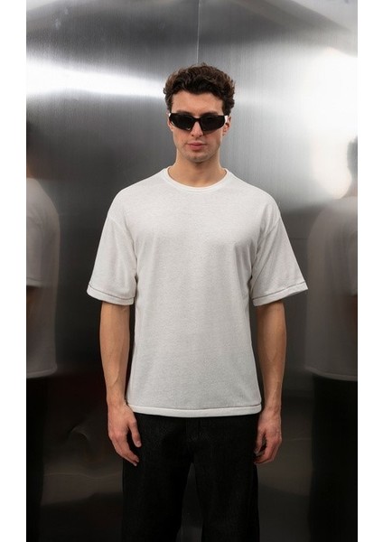 Oversize Pamuklu Tişört 24CY-045