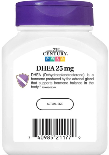 21st Century Dhea 25mg Calcium 44mg 90 Capsules fırsatları