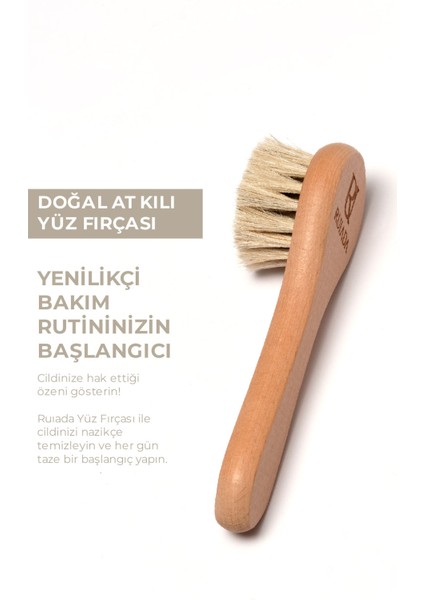 %100 Doğal At Kılı Yüz Bakım Fırçası fiyatları