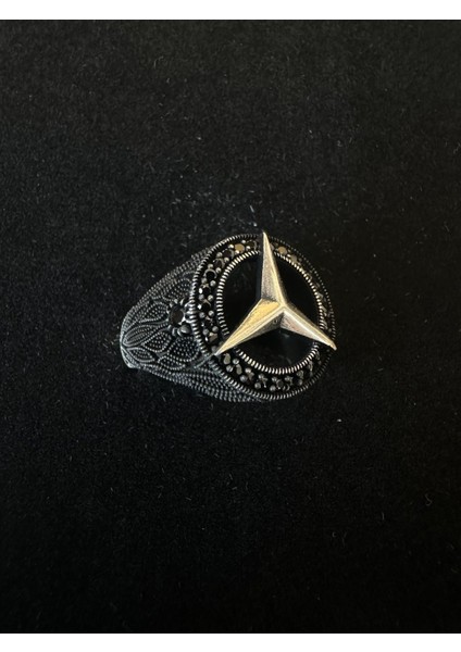 Siyah Gümüş Erkek Yüzük fırsatları