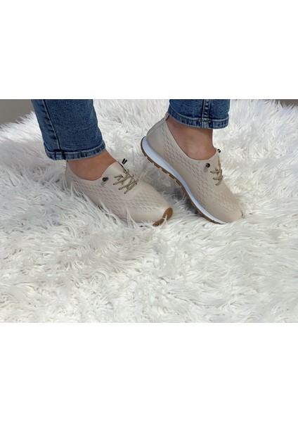 Anne& Kadın Lastikli Model Günlük Petek Desenli Spor Ayakkabı modelleri