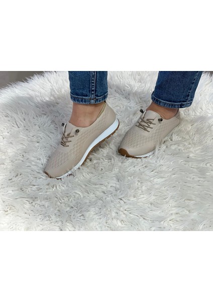 Anne& Kadın Lastikli Model Günlük Petek Desenli Spor Ayakkabı fırsatları