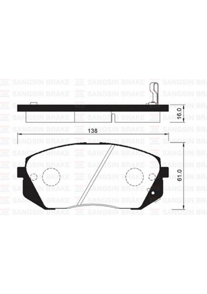 Ön Balata Hyundai İX35 2.0-2.0 Crdi 10 Carens Iii 06 Sportage 06 D4EAD1B Motor Için GDB3461 Tucson 10 27053