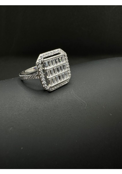 Gümüş Büyük Baget Yüzük fırsatları