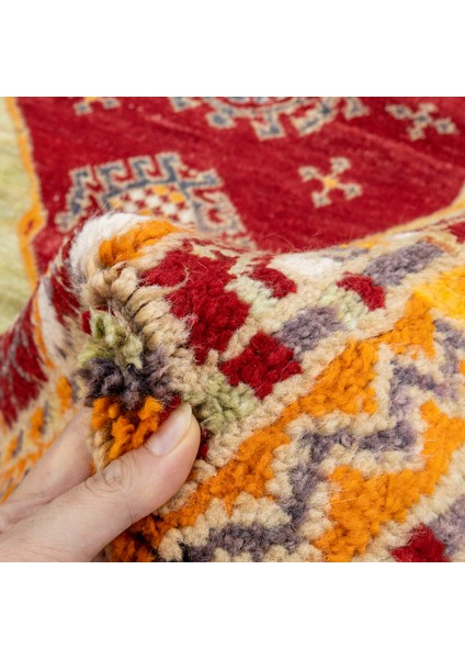 Palas Etnik Desenli El Dokuma Yün Tülü Halı 141X169 cm modelleri