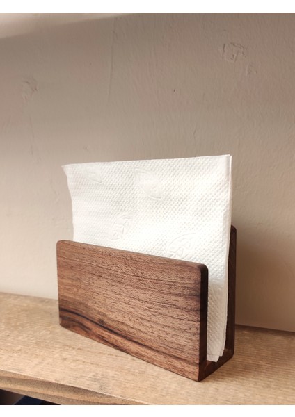 Peçetelik Ceviz Ağacından El Yapımı -Napkin Holder Handmade From Walnut Wood