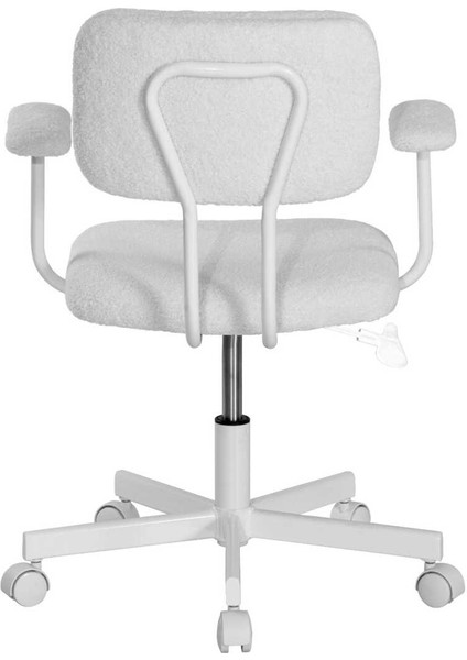 Teddy Ofis ve Çalışma Sandalyesi-Beyaz 64X74-83X63 cm