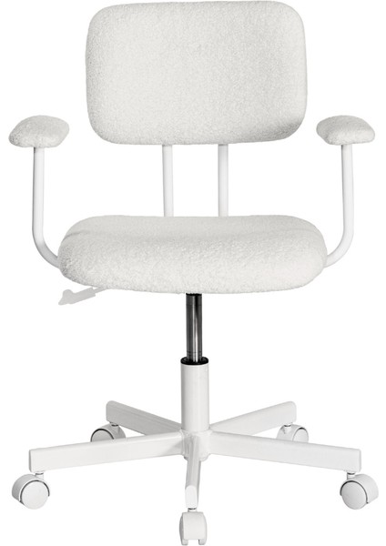 Teddy Ofis ve Çalışma Sandalyesi-Beyaz 64X74-83X63 cm