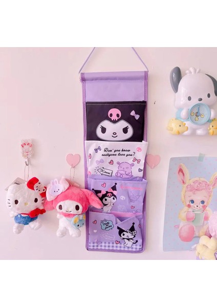 Kuromi Sanrio Köstebek Y2K Dolap Içi Banya Oda Dekor Düzenleyici Organizatör