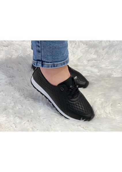 Anne& Kadın Lastikli Model Günlük Petek Desenli Spor Ayakkabı indirimleri