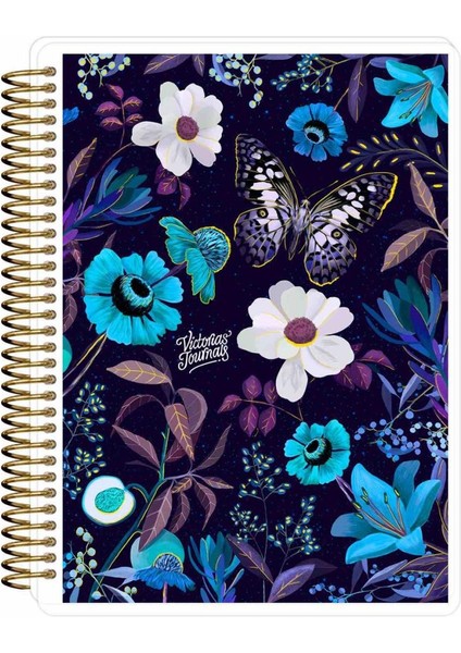 Victoria's Jurnals Altın Renkli Metal Sip. Defter 3480