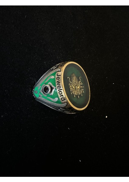Yeşil Gümüş Erkek Yüzük fiyatları