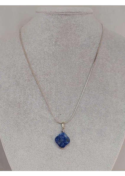 Lapis Taşı Kolye Ucu Yonca Temalı Zincirli (49830) fiyatları