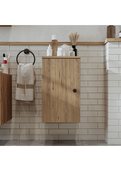 Banyo Dolabı Mat Mdf 60 x 35 cm Banyo Boy Dolabı