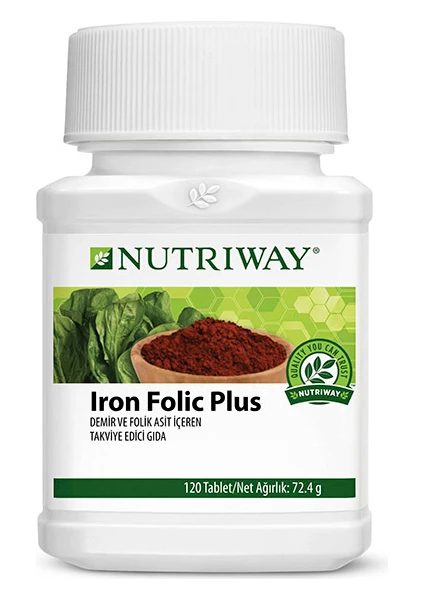 Iron Folic Plus Nutriway™ Bu Ürünün Skt'si 07/24 Bilginize