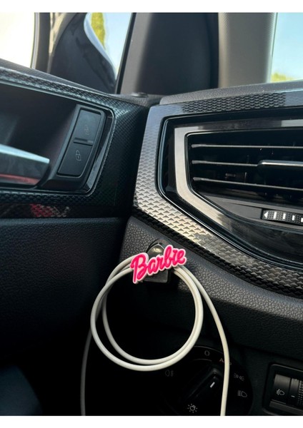 Barbie Yazılı Torpido Askılığı