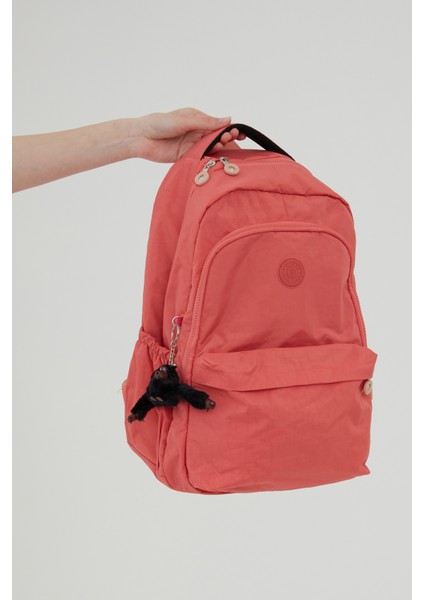 Unisex Siyah Su Geçirmez Krinkıl Kumaş Günlük Sırt Çantası Seyahat ve Okul Çantası Bergamo fırsatları