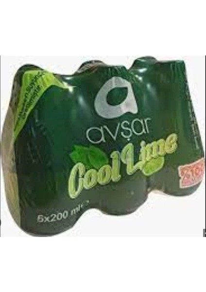 Cool Lime Nane Limon Aromalı Maden Suyu 200 ml x 24 Adet