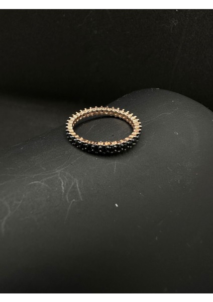 Siyah Tamtur Gümüş Yüzük