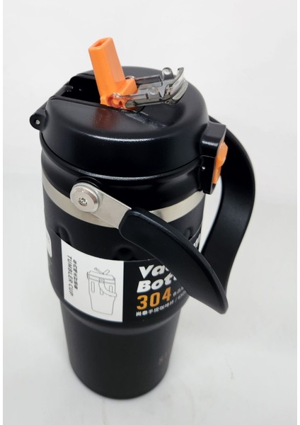 Journey ST 8166 650 ml Çift Kullanımlı Kapak Mug Siyah Turuncu modelleri
