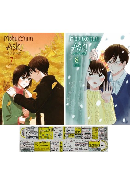 Mobuko'nun Aşkı 7. - 8. Ciltler Manga Seti + Matematik Öğreten Cetvel