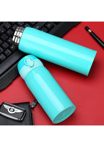 Yaratıcı Sıçrama Fincan 304 Paslanmaz Çelik Yalıtımlı Bardak Çift Katmanlı Araba Iş Hediye Yalıtımlı Su Bardağı (Yurt Dışından)