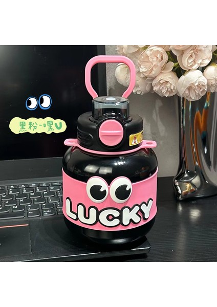 Internet Ünlüsü 316 Paslanmaz Çelik Termos Bardak, Güzel Görünümlü Büyük Göbek Kupası, Çocuklar ve Öğrenciler Kadınlar Için Sevimli Dopamin Su Bardağı (Yurt Dışından)