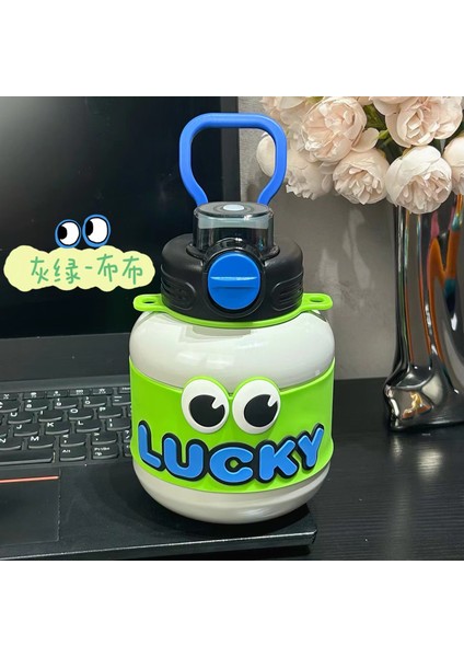 Internet Ünlüsü 316 Paslanmaz Çelik Termos Bardak, Güzel Görünümlü Büyük Göbek Kupası, Çocuklar ve Öğrenciler Kadınlar Için Sevimli Dopamin Su Bardağı (Yurt Dışından)