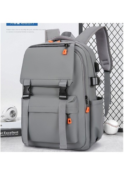 Sırt Çantası Erkek Sırt Çantası Eğlence Seyahat Açık Dağcılık Üniversite Öğrencisi Okul Çantası Erkek Lise Öğrencisi Çok Katmanlı Okul Çantası Kadın (Yurt Dışından)