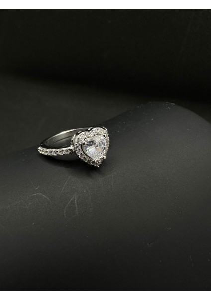 Gümüş Kalp Yüzük fırsatları