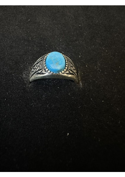 Mavi Taşlı Gümüş Yüzük fiyatları