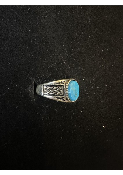 Mavi Taşlı Gümüş Yüzük modelleri