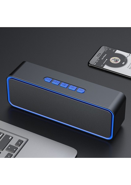 Canlı Yayın ve Müzik Dinlemek Için Yeni Yükseltilmiş Pro Mini Bluetooth Hoparlör, Uzun Pil Ömrüne Sahip Dış Mekan Küçük Hoparlör, Tv Çevrimiçi Sınıf Amplifikasyonu (Yurt Dışından)