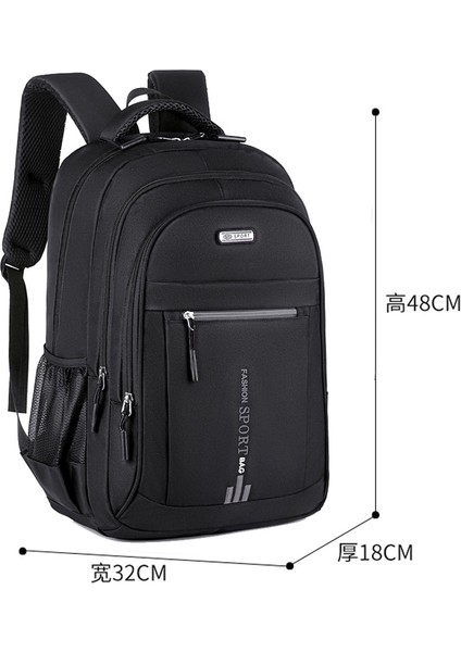 Sırt Çantası Erkek Büyük Kapasiteli Iş Bilgisayarı Sırt Çantası Kadın Seyahat Çantası Lise Ortaokul Öğrencisi Okul Çantası (Yurt Dışından)