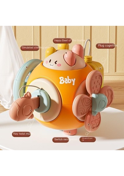 Bebek Meşgul El Topu Evi 6 In 1 Yürümeye Başlayan Bebek Montessori Ince Motor Eğitimi Öğretim Yardımcıları Erken Eğitim Eğitici Oyuncaklar (Yurt Dışından)