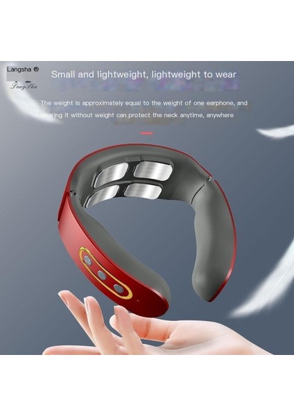 Akıllı Boyun Koruyucu Ev Servikal Masaj Çok Fonksiyonlu Servikal Masaj Darbe Sıcak Kompres Fizyoterapi Enstrüman Sınır Ötesi (Yurt Dışından)