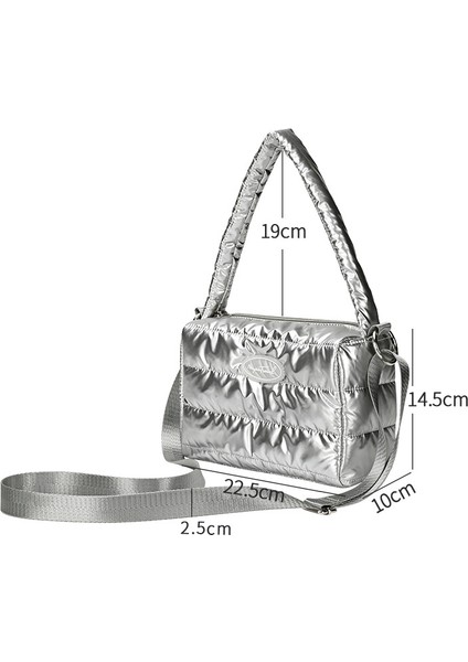 Kadınlar Için Yeni Moda Omuz Çantası, Kızlar Için Çok Yönlü, Büyük Kapasiteli Çapraz Çanta, Üst Düzey Niş Alan Pamuklu Çanta (Yurt Dışından)