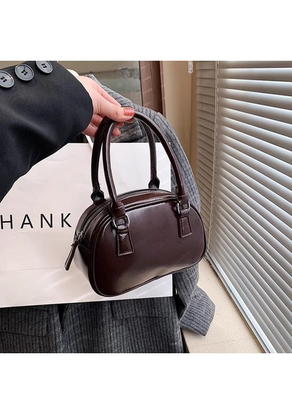 Kadınlar Için Kırmızı Yeni Yıl Taşınabilir Küçük Kare Çanta 2024 Yeni Sonbahar ve Kış Modası Popüler Çok Yönlü Dokulu Crossbody Çanta (Yurt Dışından)