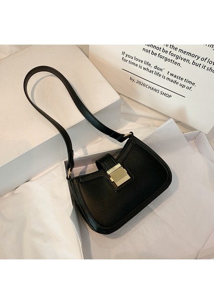 Kızların Küçük Çantaları Kadın Çantaları 2024 Kore Versiyonu Yeni Trendy Moda Kadın Omuz Koltuk Altı Çantası El-Taşınan Crossbody Eyer Çantası (Yurt Dışından)