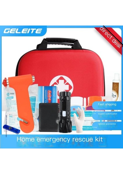 Açık Taşınabilir Ilk Yardım Çantası Eva Ev Acil Kurtarma Hayatta Kalma Kiti Tam Set Açık Kamp Araba Çadırı Acil Durum Kiti (Yurt Dışından)