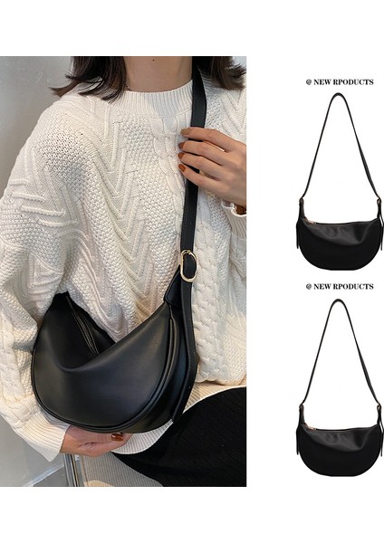 Kadınlar Için Çapraz Askılı Çanta, Çok Yönlü Ins Niş Çanta, Büyük Kapasiteli Kadın Okul Çantası, Şık Kadın Çantası, Basit (Yurt Dışından)