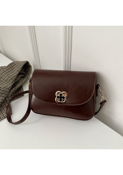 Niş Çanta Kızlar High-End 2023 Kış Yeni Stil Basit Moda Küçük Kare Çanta Yabancı Stil Omuzdan Askili Çanta Crossbody Çanta (Yurt Dışından)