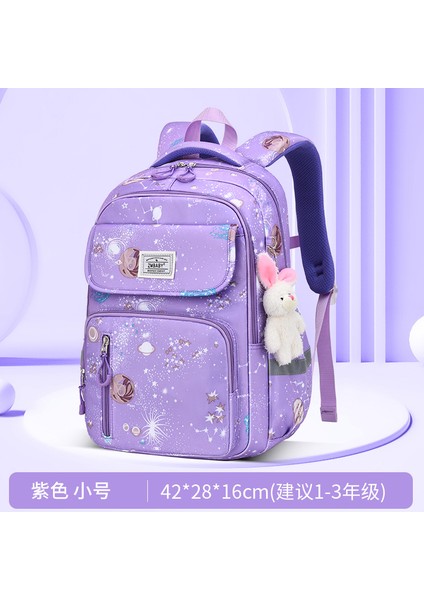 Susam Bebek Yeni Ilköğretim Okul Çantası Kız Sınıf 1-3-6 Sevimli Çocuk Okul Çantası Hafif Rahat Sırt Çantası (Yurt Dışından)