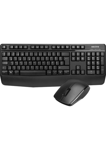 SKM-335 Siyah Kablosuz Q Klavye + mouse set
