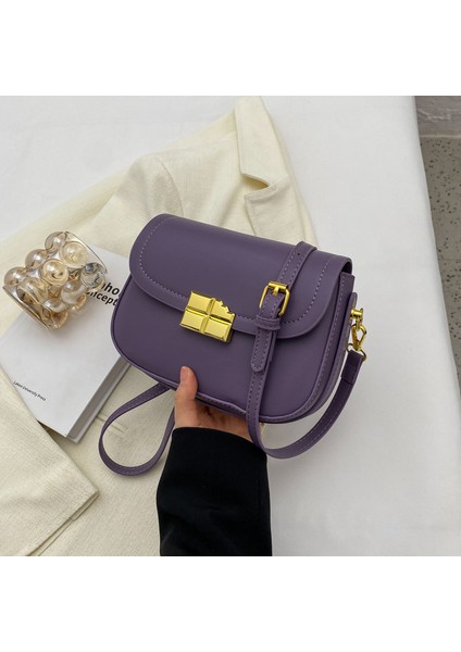 Kadınlar Için Erken Bahar Üst Seviye Çantalar 2023 Yeni Moda Basit Moda Retro Koltuk Altı Çantası Taşınabilir Çok Yönlü Omuz Çantası (Yurt Dışından)