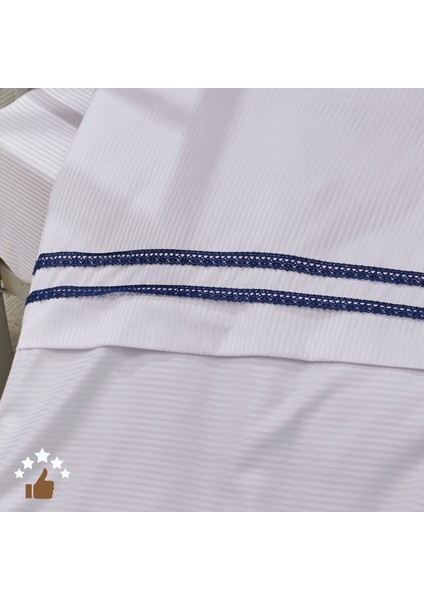 - Elegant Stripe Bebek Bambu Nevresim Takımı; ''nevresim, Çarşaf ve Yastık Kılıfı'' Lacivert fırsatları
