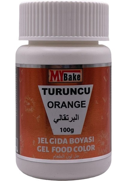 Jel Gıda Boyası Turuncu 100 gr